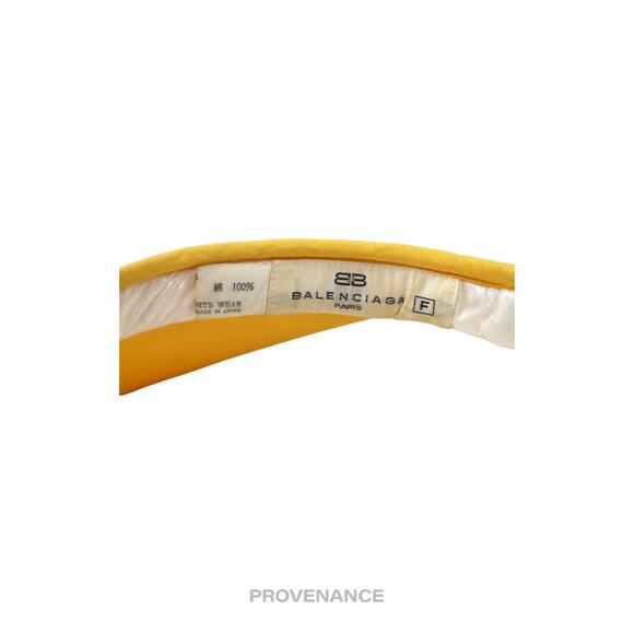 🔴 Balenciaga Logo Visor - Yellow - Picture 7 of 7